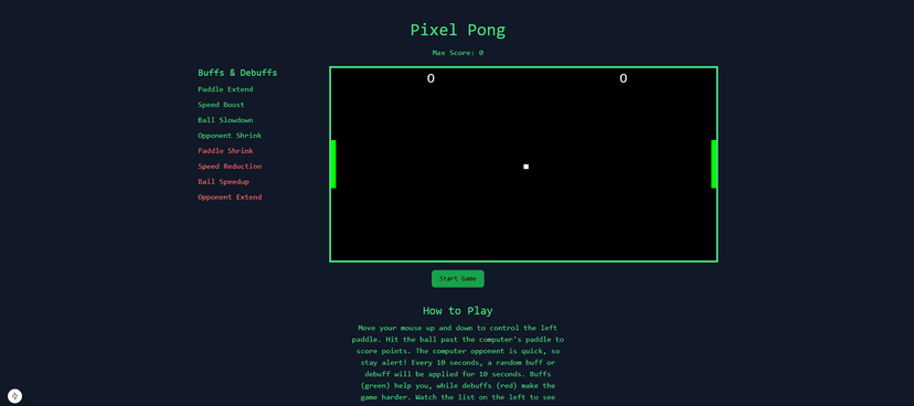 Pixel Pong