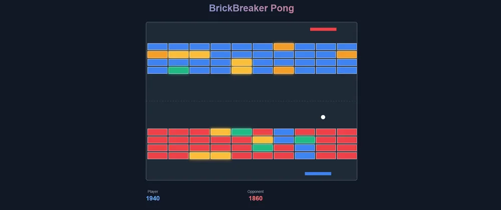 Brick Breaker Pong